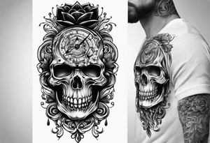 Dark time tattoo idea