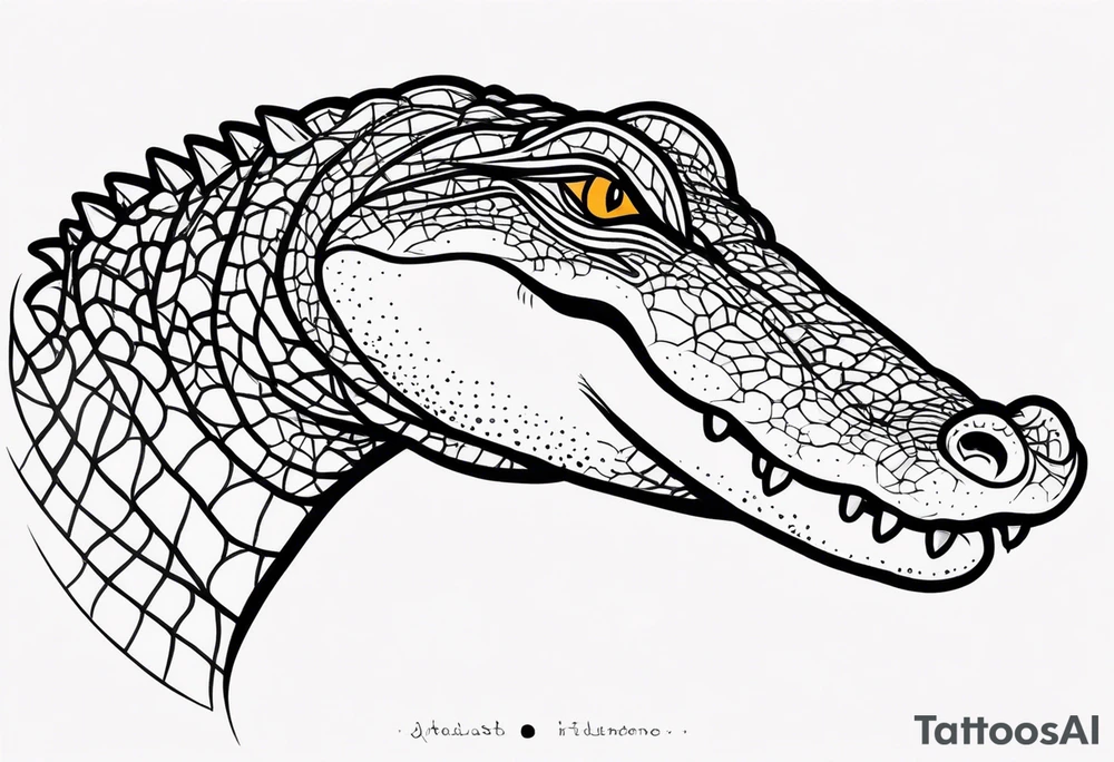 Alligator tattoo for forearms tattoo idea