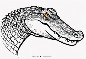 Alligator tattoo for forearms tattoo idea