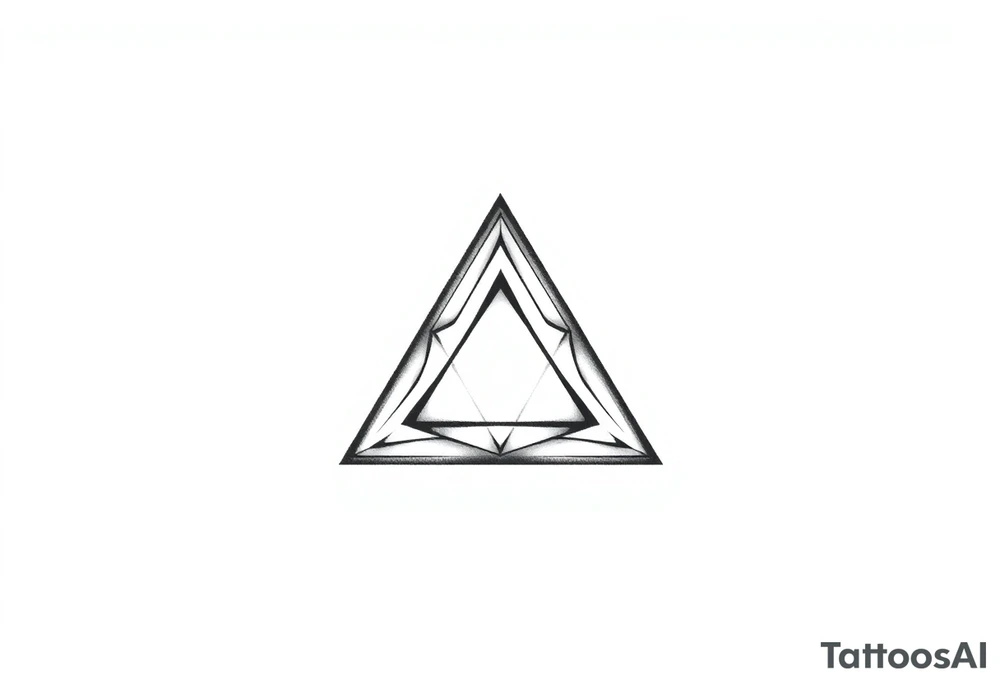 In some cases, a triangle tattoo represents the 3 aspects of the self. This design reminds you to take care of yourself physically, mentally, and spiritually or emotionally. They all need to be balanced for you to be happy and healthy tattoo idea