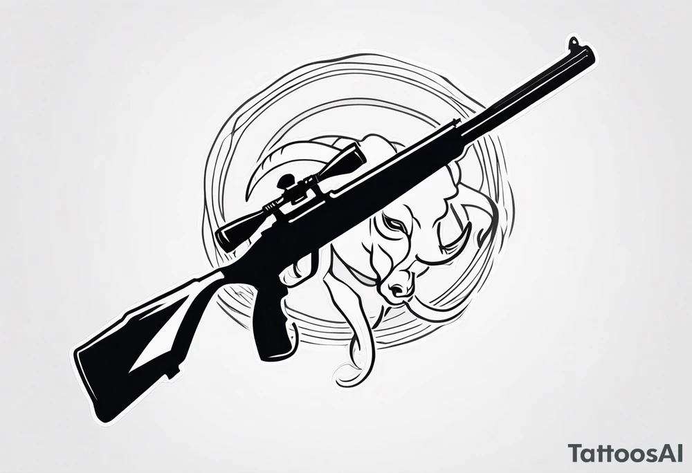 capricorn with sunglasses and a shotgun tattoo idea