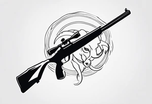 capricorn with sunglasses and a shotgun tattoo idea