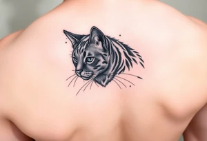 Black Cat tattoo idea