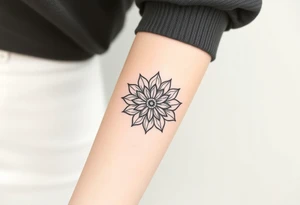 Lotus mandala tattoo idea