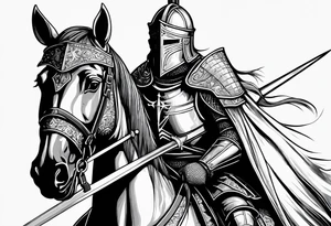 knight, crusader tattoo idea