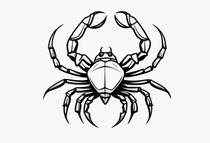 small cartoon scorpion tattoo idea