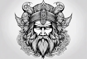 mandarin + norse mythology tattoo idea