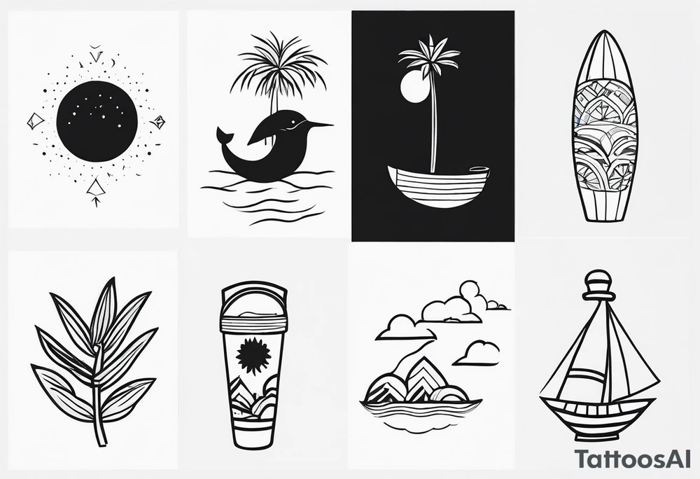 Acapulco inspired tattoos for women tattoo idea