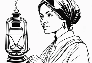 Lady with the Lamp Florence nightingale tattoo idea