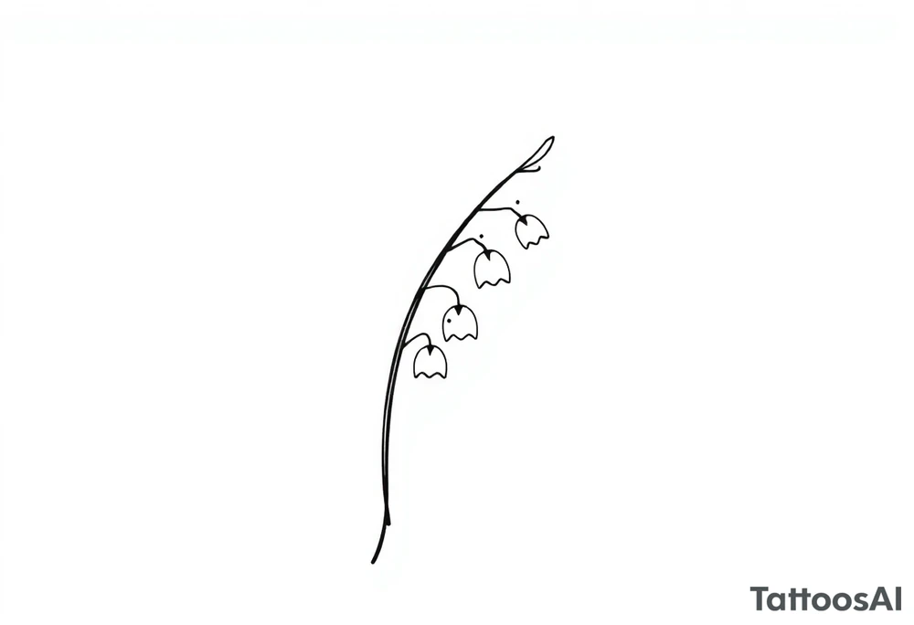 Lily of the valley tattoo idea