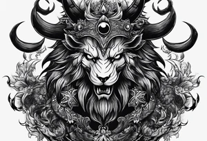 darkness monsterr shadow tattoo idea