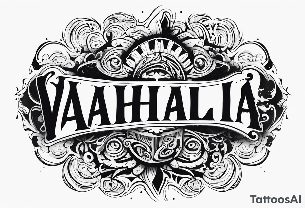 Valhalla mist fog tattoo idea