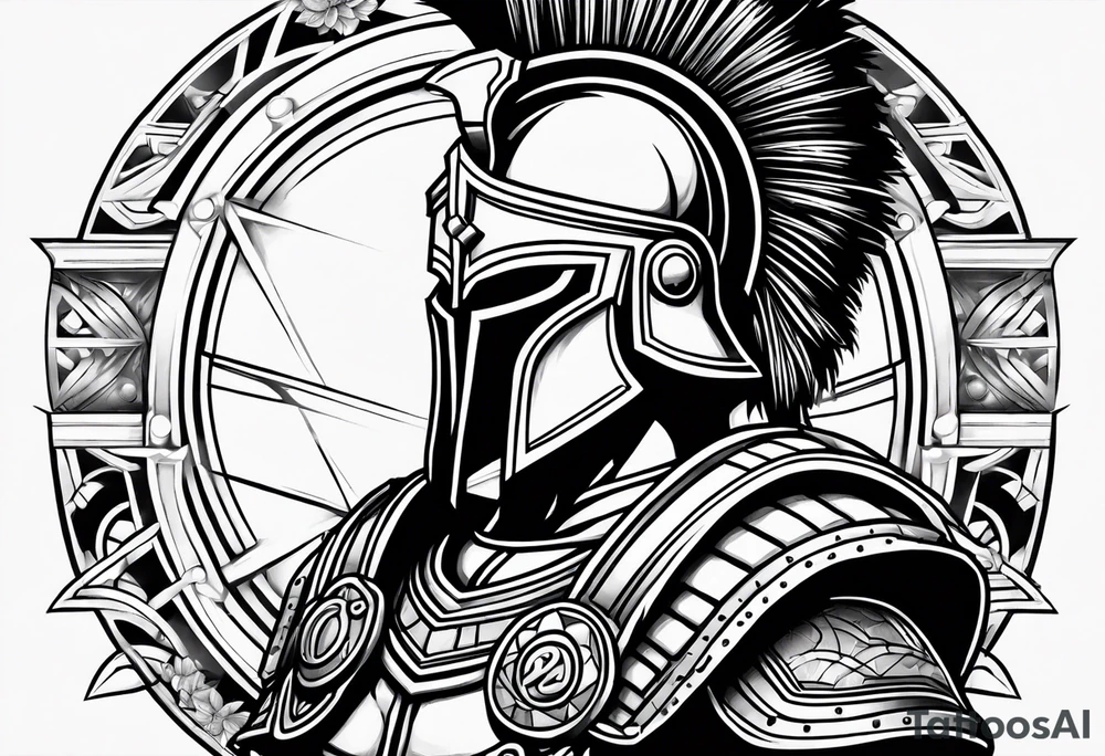 spartan tattoo idea
