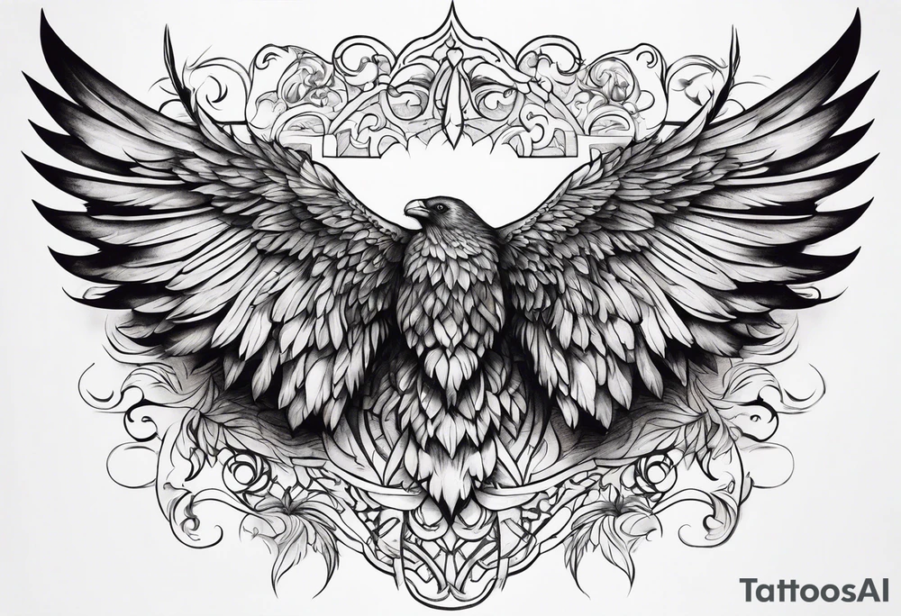wings tattoo idea