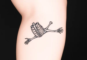 Skeleton arm tattoo idea