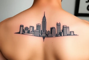Atlanta skyline tattoo idea