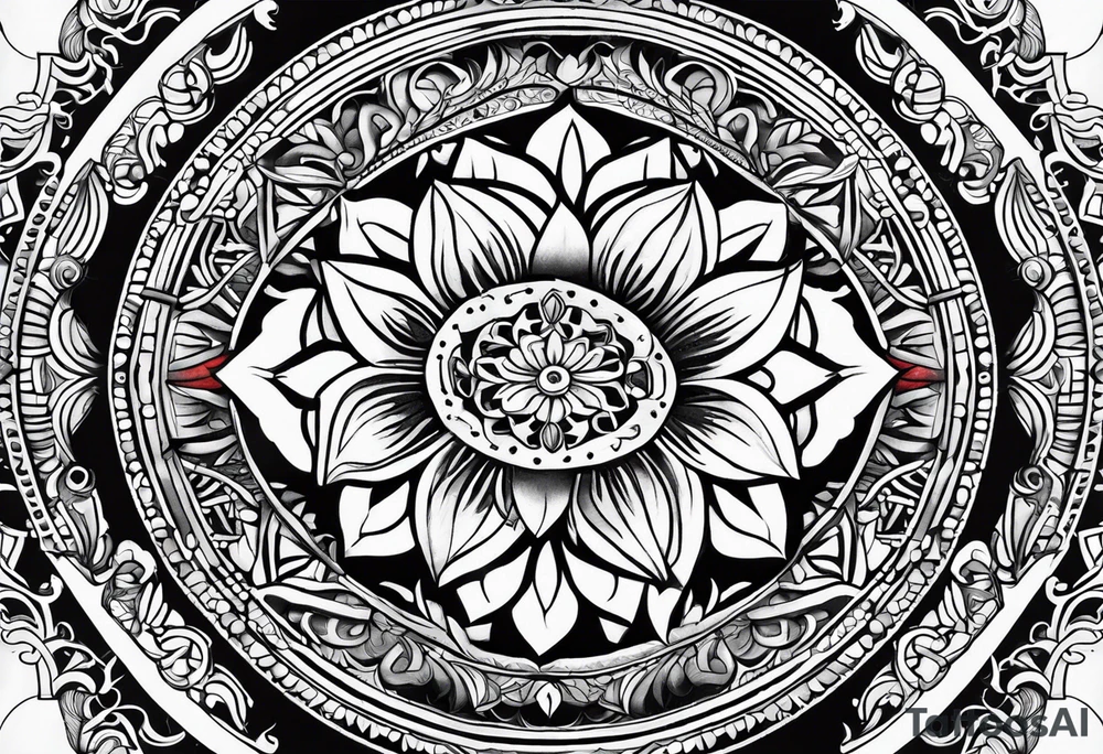 mandala tattoo idea