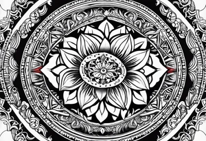 mandala tattoo idea