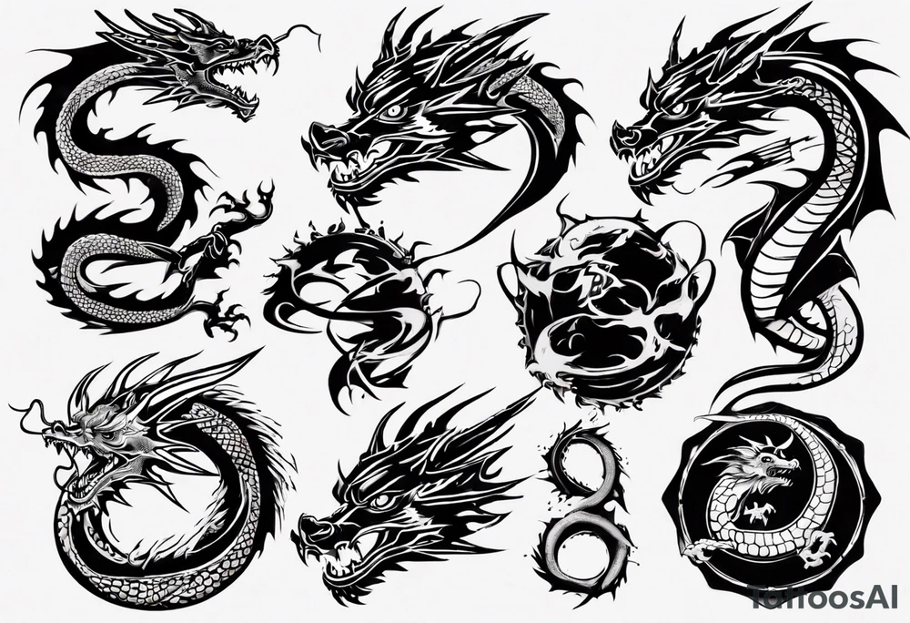 dragon tattoo idea