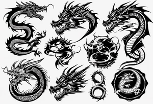 dragon tattoo idea