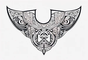 maori minimal neck  tattoo tattoo idea