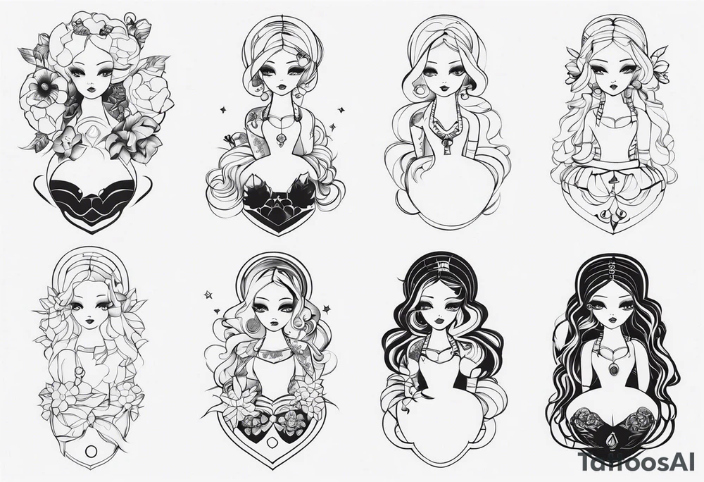 Doll tattoo idea