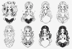 Doll tattoo idea