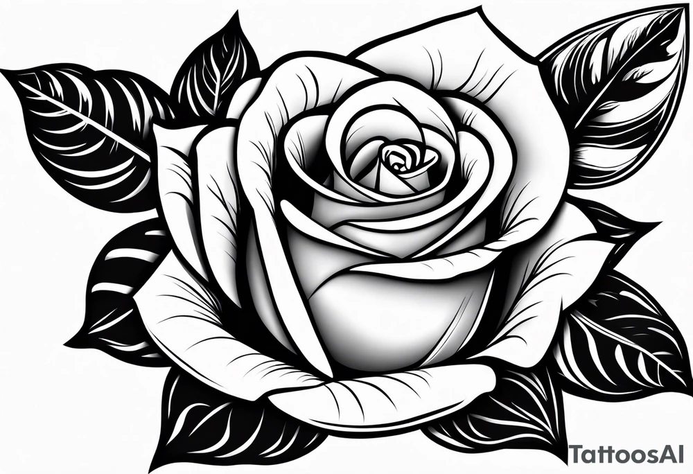 A rose tattoo idea
