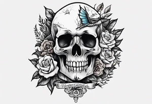grave tattoo idea