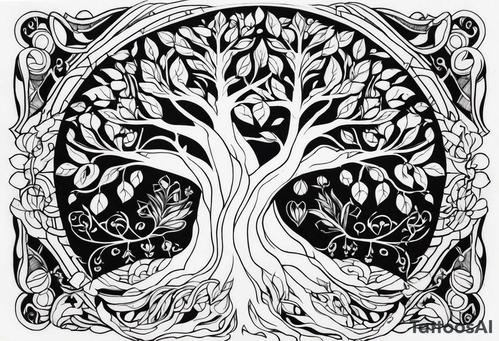 Family Tree tattoo idea