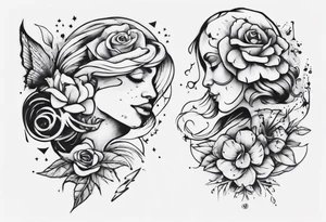 Two matching tattoos for couples tattoo idea