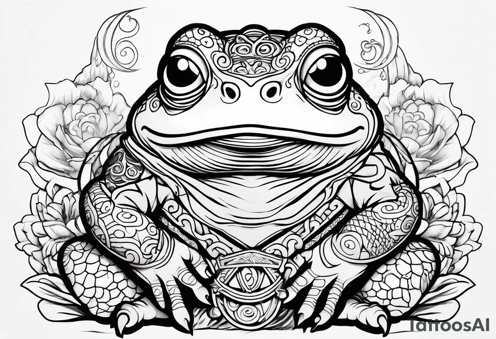 Jiraiya Naruto Gamakichi toad tattoo idea