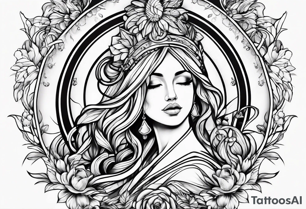 the virgo sign tattoo idea