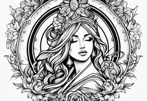 the virgo sign tattoo idea