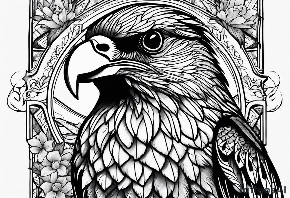 Birdoak tattoo idea