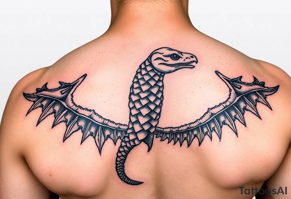 anker with color tattoo idea