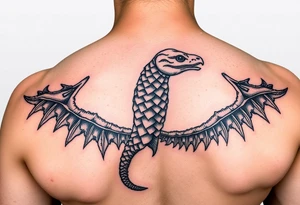 anker with color tattoo idea