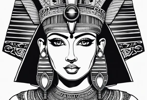 egyptian theme , cleopatra , pyramids,  all seeing eye tattoo idea