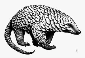 Pangolin tattoo idea