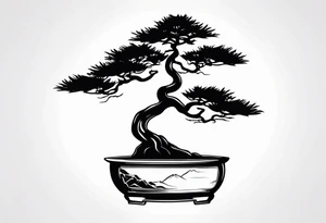 bonsai tattoo idea