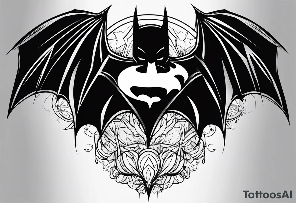 Robert Pattinson batman symbol tattoo idea