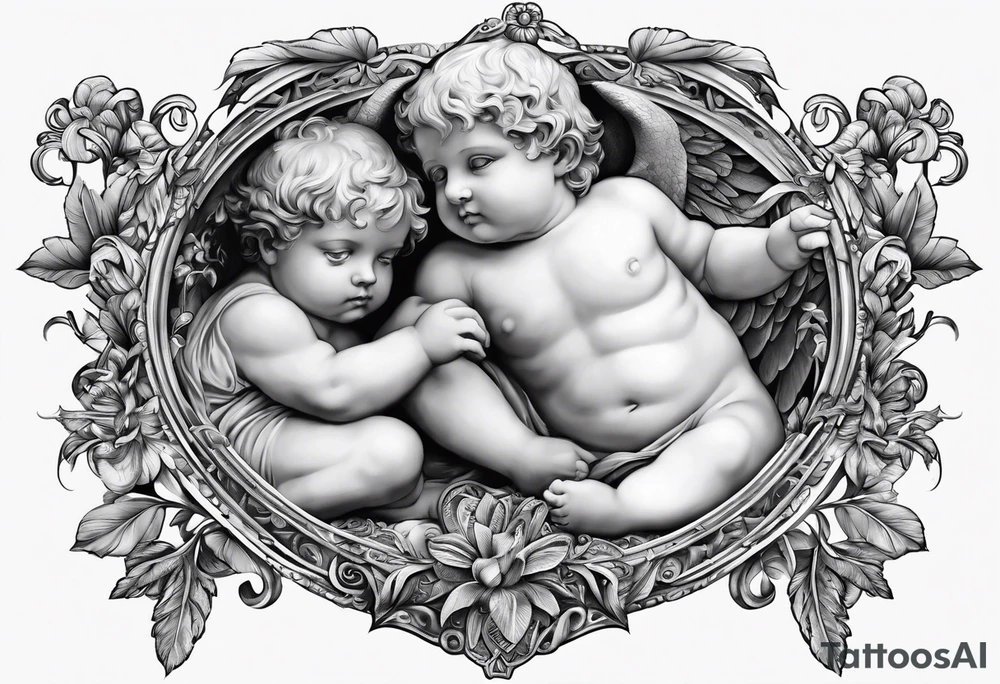 putto tattoo idea