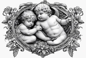 putto tattoo idea