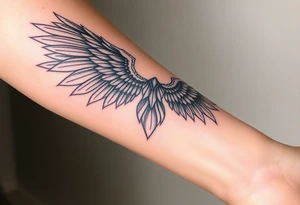 Freya norse goddess beautiful  full-body wings tattoo idea