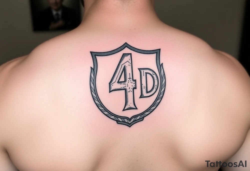 1st Armored Division patch tattoo idea