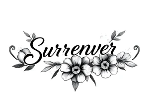 Surrender tattoo idea