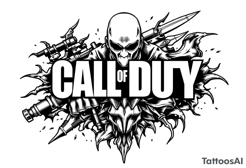call of duty tattoo idea