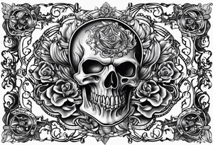 Satanic tramp stamp tattoo idea