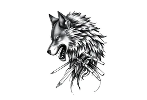 Arm Tattoo.

Hyper realistic Wolf, Samurai tattoo idea