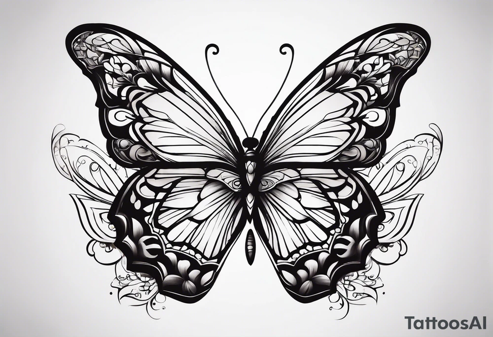 Butterfly tattoo idea